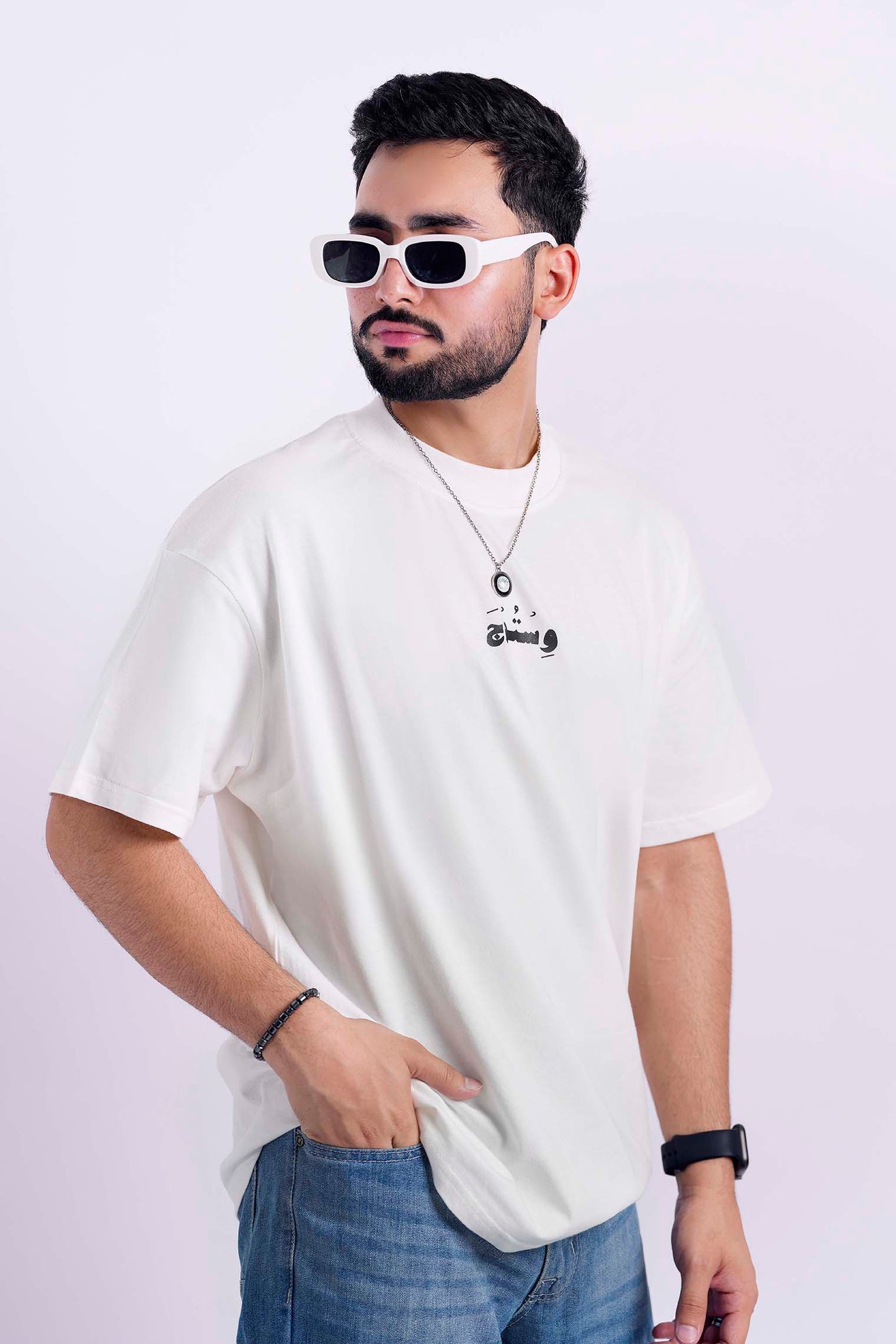 Arabic Vestoj Drop shoulder  t shirt