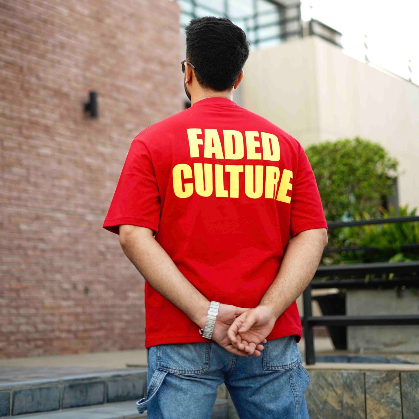 Redish Vestoj Drop shoulder  t shirt